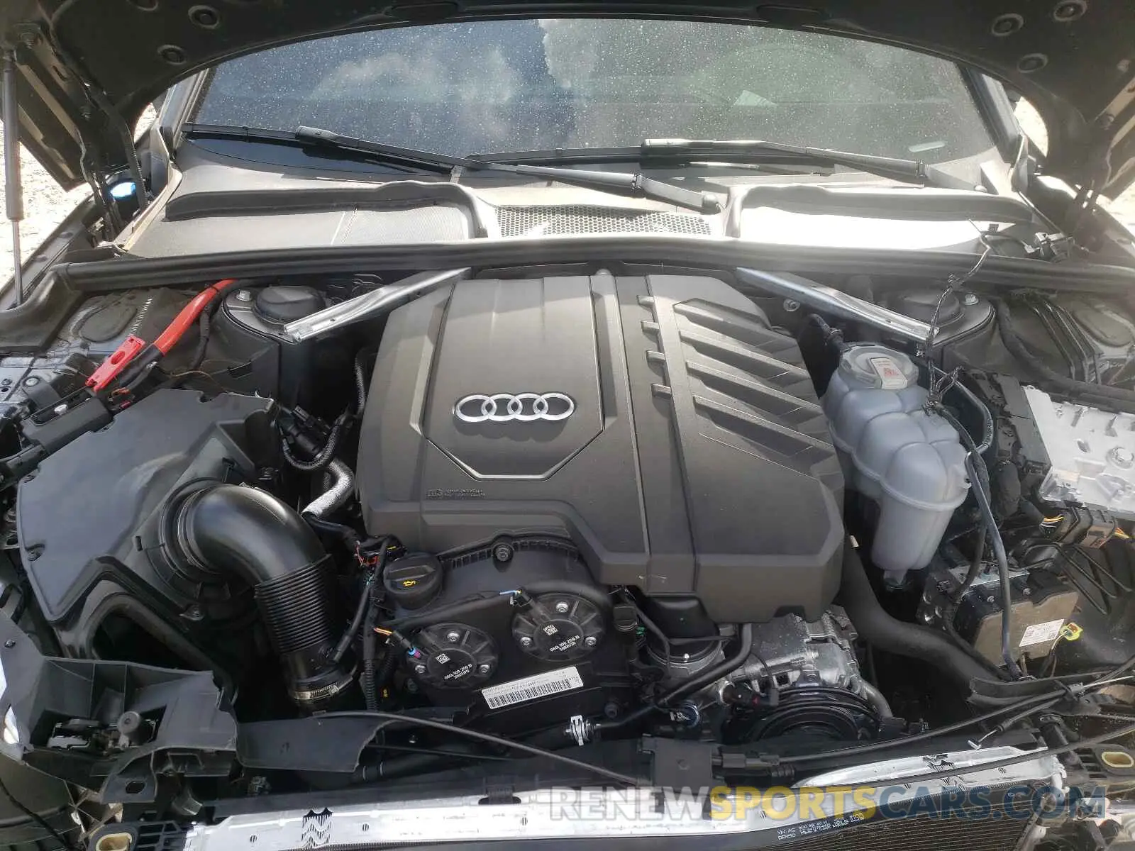 7 fotografías del automóvil dañado WAUEAAF42MA030066 AUDI A4 2021