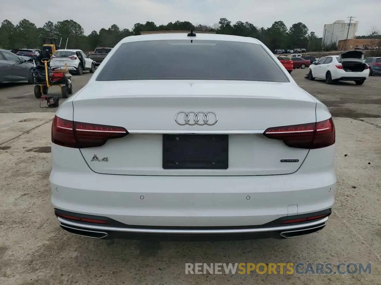 6 fotografías del automóvil dañado WAUEAAF43MA039455 AUDI A4 2021