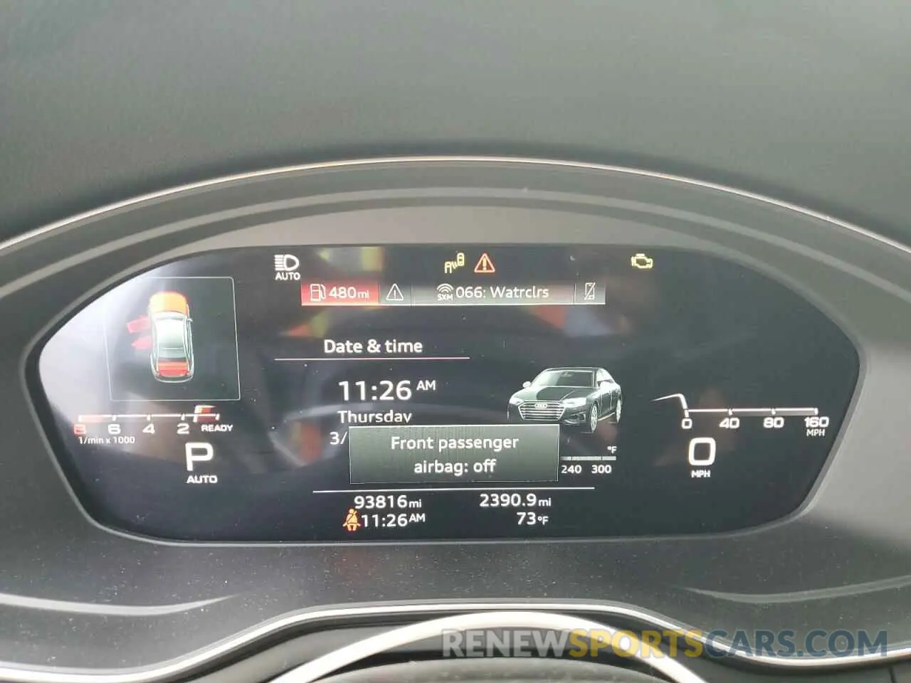 9 fotografías del automóvil dañado WAUEAAF43MA039455 AUDI A4 2021