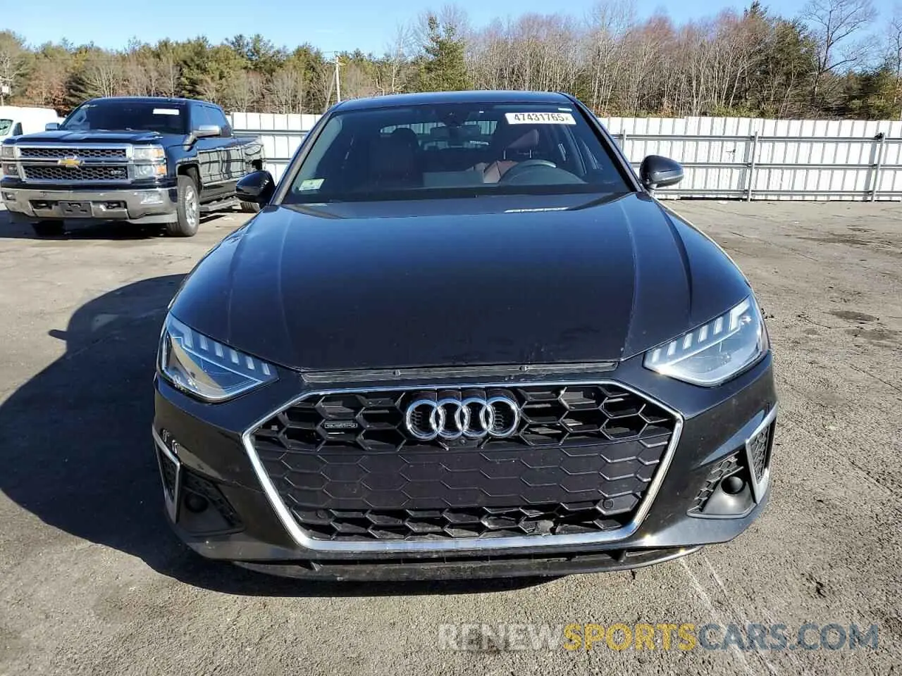 5 fotografías del automóvil dañado WAUEAAF44MA016041 AUDI A4 2021