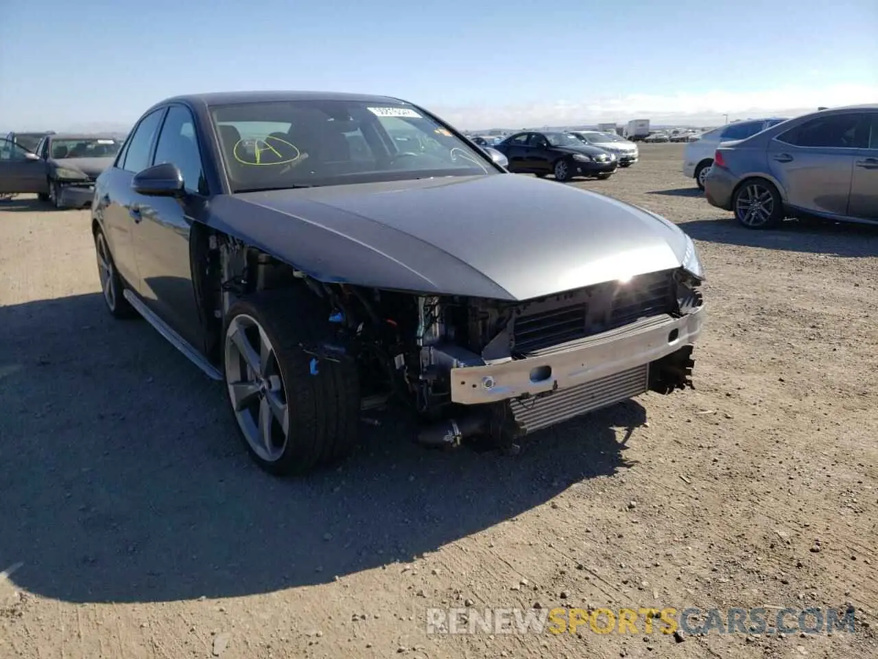 9 fotografías del automóvil dañado WAUEAAF44MA017142 AUDI A4 2021