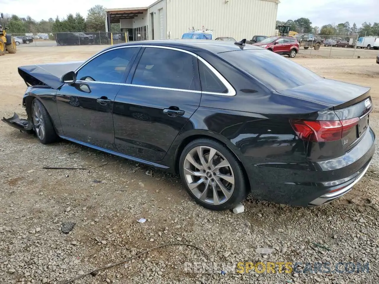 2 fotografías del automóvil dañado WAUEAAF46MA015960 AUDI A4 2021