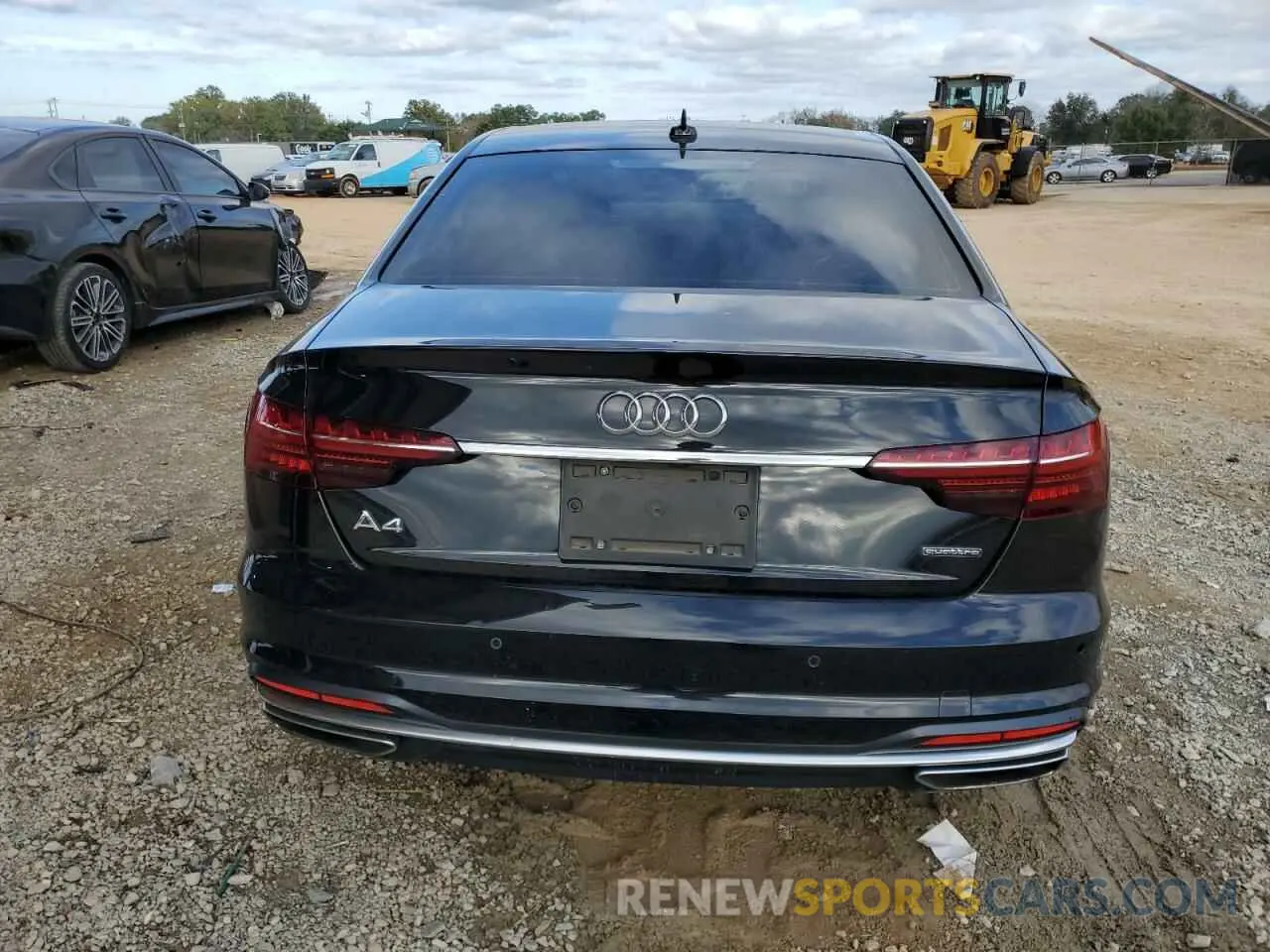 6 fotografías del automóvil dañado WAUEAAF46MA015960 AUDI A4 2021