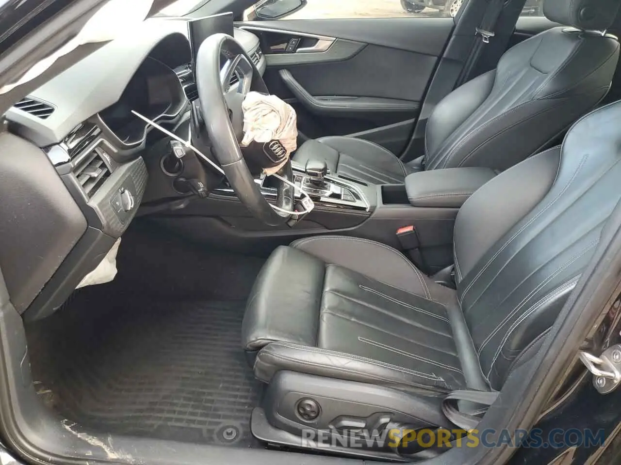 7 fotografías del automóvil dañado WAUEAAF46MA015960 AUDI A4 2021