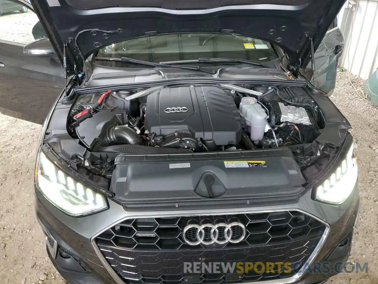 11 fotografías del automóvil dañado WAUEAAF46MA032385 AUDI A4 2021