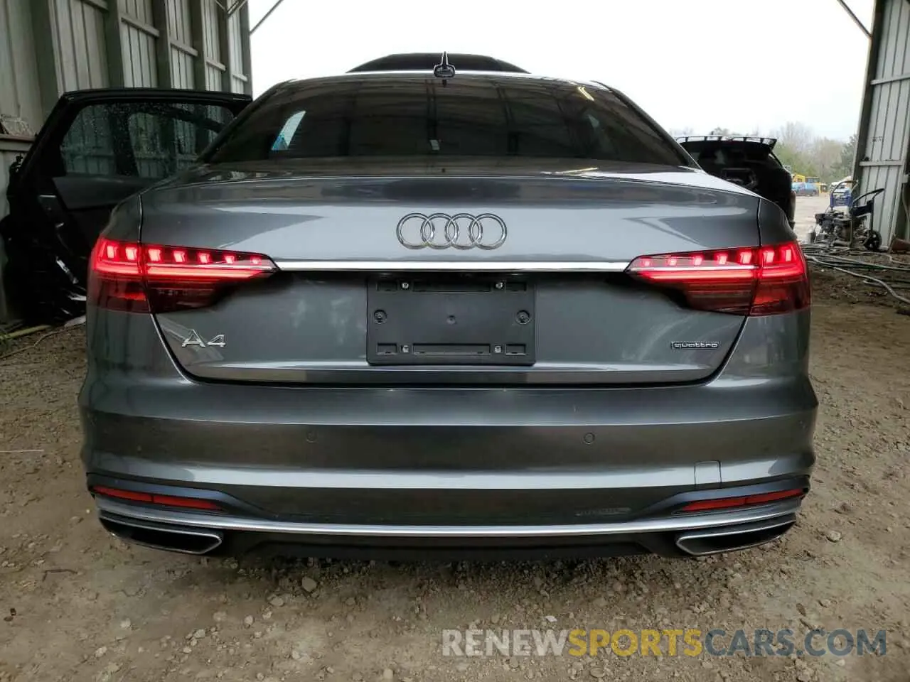 6 fotografías del automóvil dañado WAUEAAF46MA032385 AUDI A4 2021