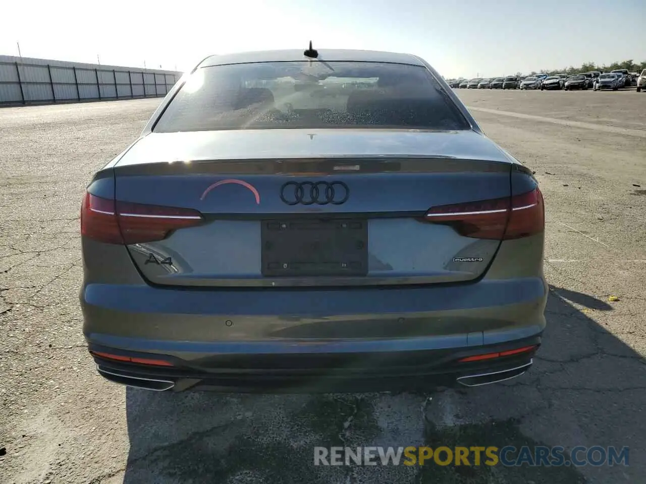 6 fotografías del automóvil dañado WAUEAAF49MA041176 AUDI A4 2021