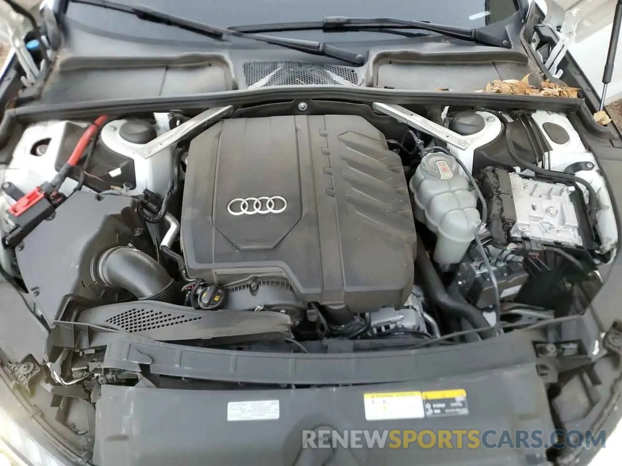 11 fotografías del automóvil dañado WAUEAAF49MN003729 AUDI A4 2021