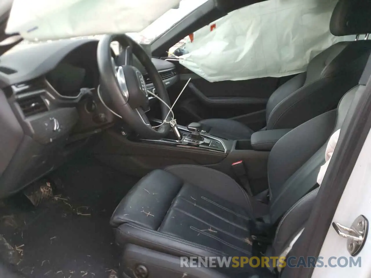 7 fotografías del automóvil dañado WAUEAAF49MN003729 AUDI A4 2021