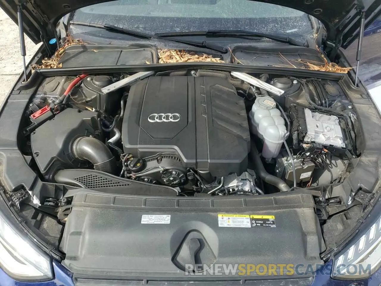 11 fotografías del automóvil dañado WAUEAAF4XMA038139 AUDI A4 2021