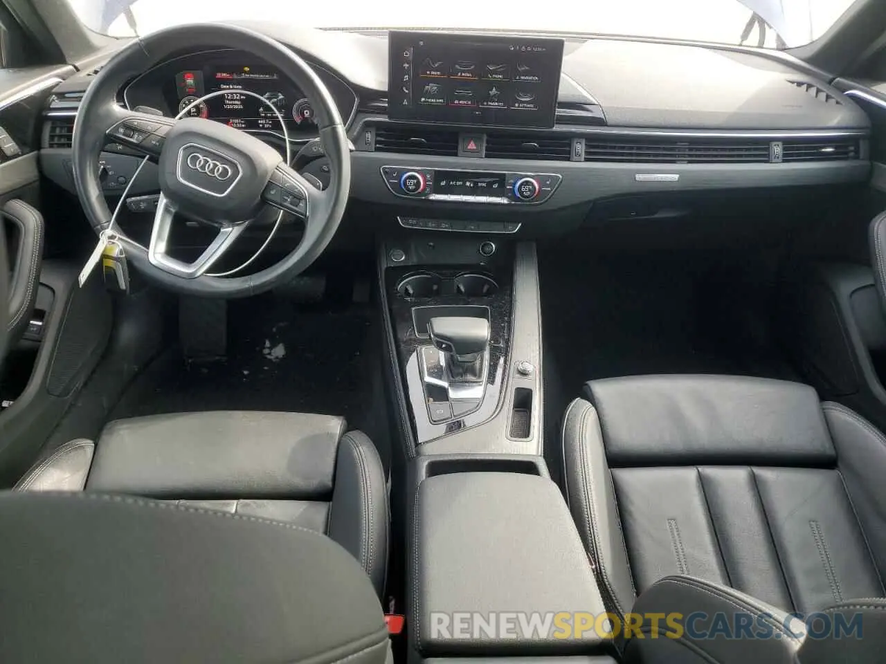 8 fotografías del automóvil dañado WAUEAAF4XMA038139 AUDI A4 2021