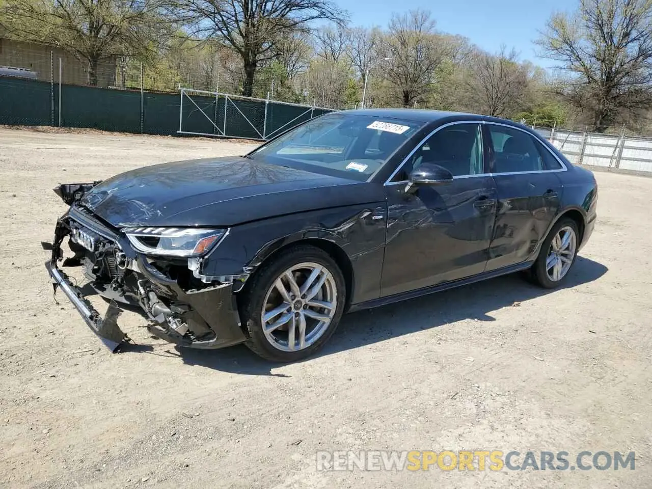 1 fotografías del automóvil dañado WAUEAAF4XMN008079 AUDI A4 2021