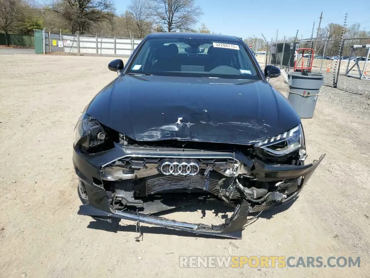 5 fotografías del automóvil dañado WAUEAAF4XMN008079 AUDI A4 2021