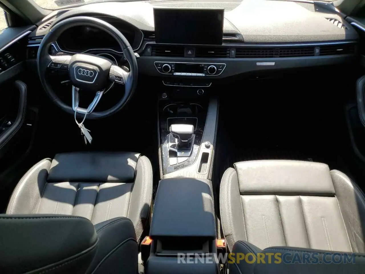 8 fotografías del automóvil dañado WAUEAAF4XMN008079 AUDI A4 2021