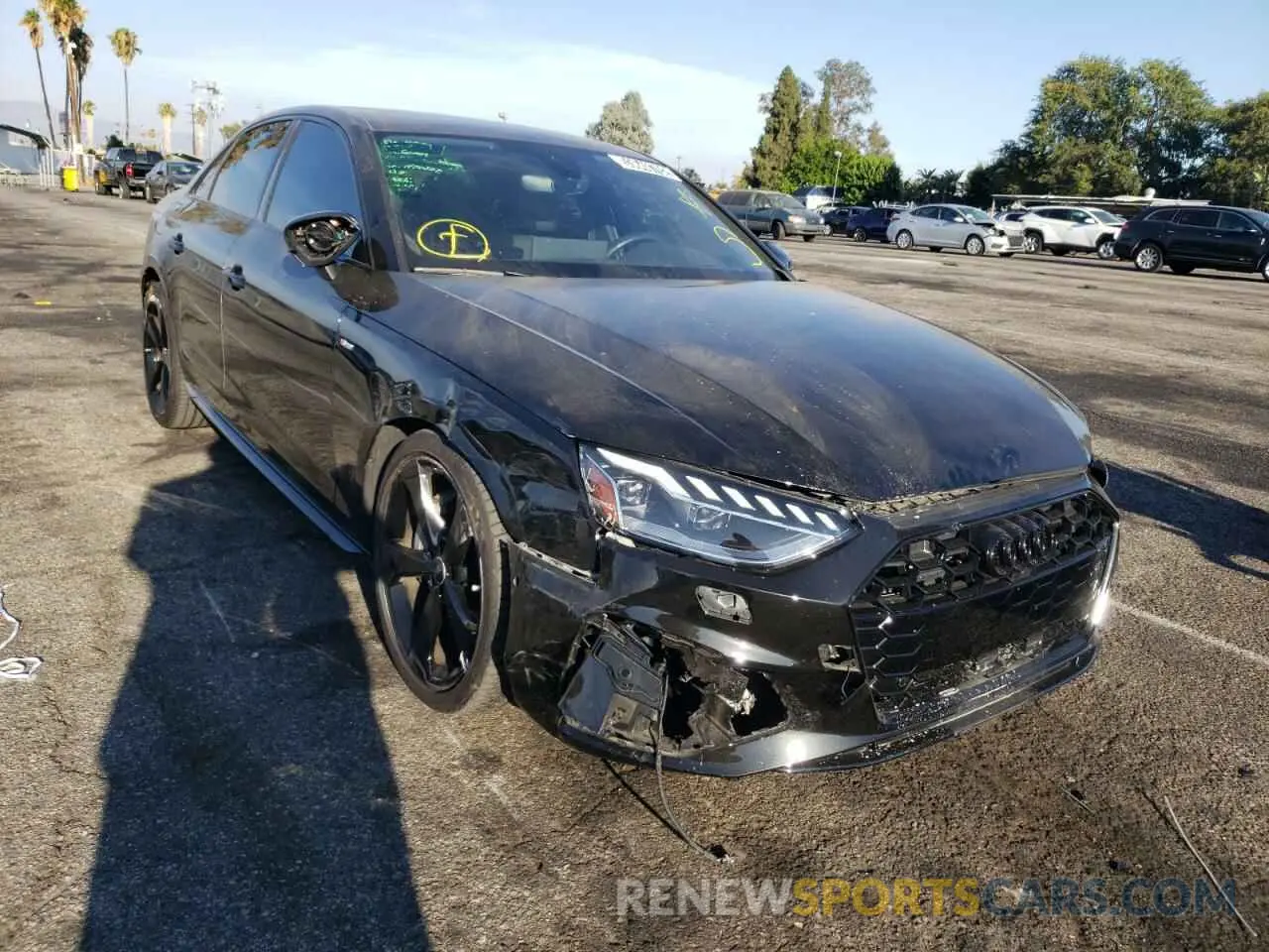 1 fotografías del automóvil dañado WAUFAAF44MA072968 AUDI A4 2021