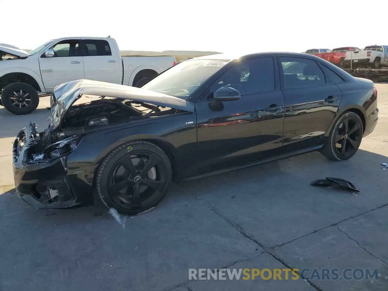1 fotografías del automóvil dañado WAUFAAF44MN010155 AUDI A4 2021