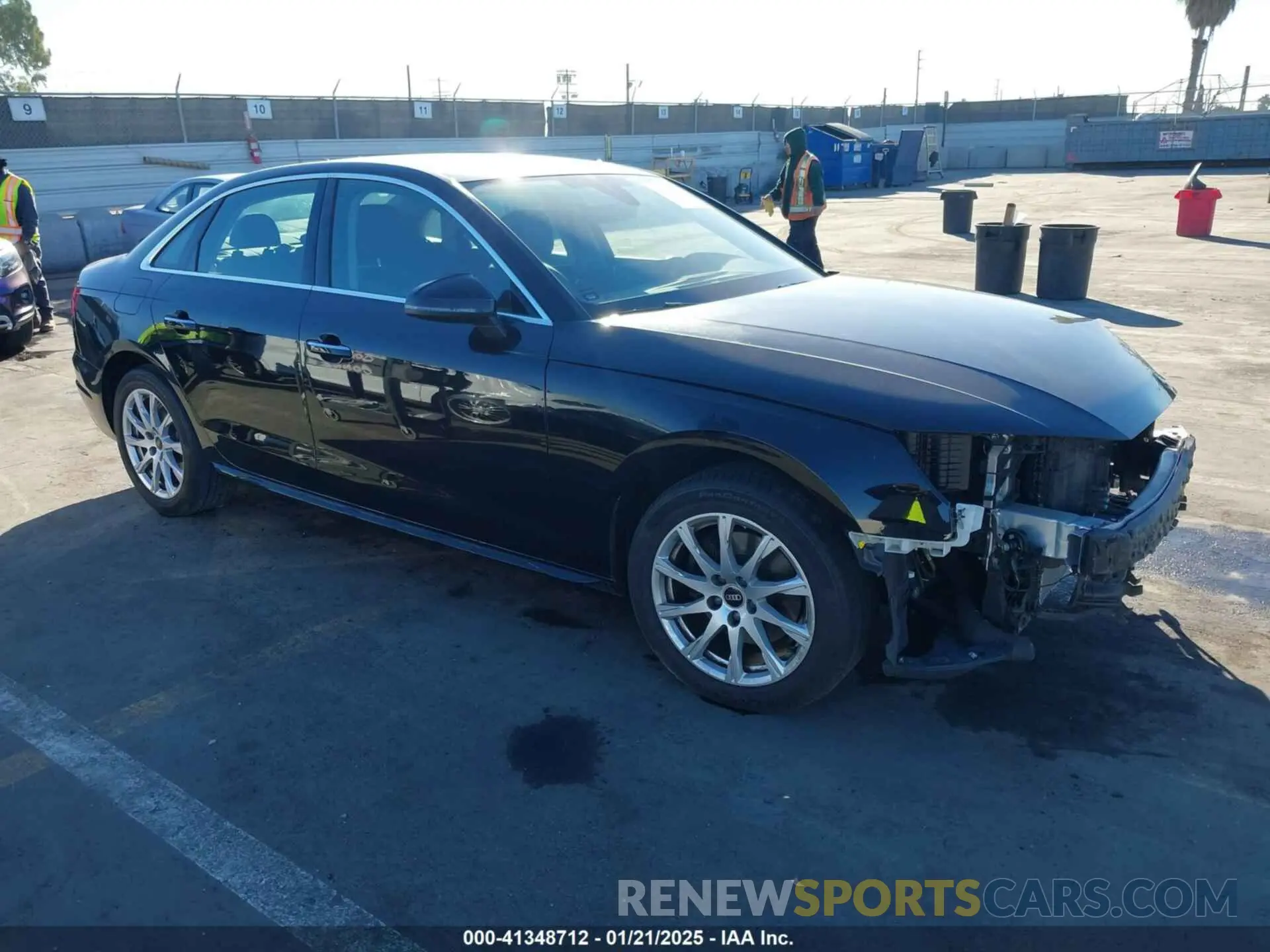 1 fotografías del automóvil dañado WAUABAF48NN002875 AUDI A4 2022