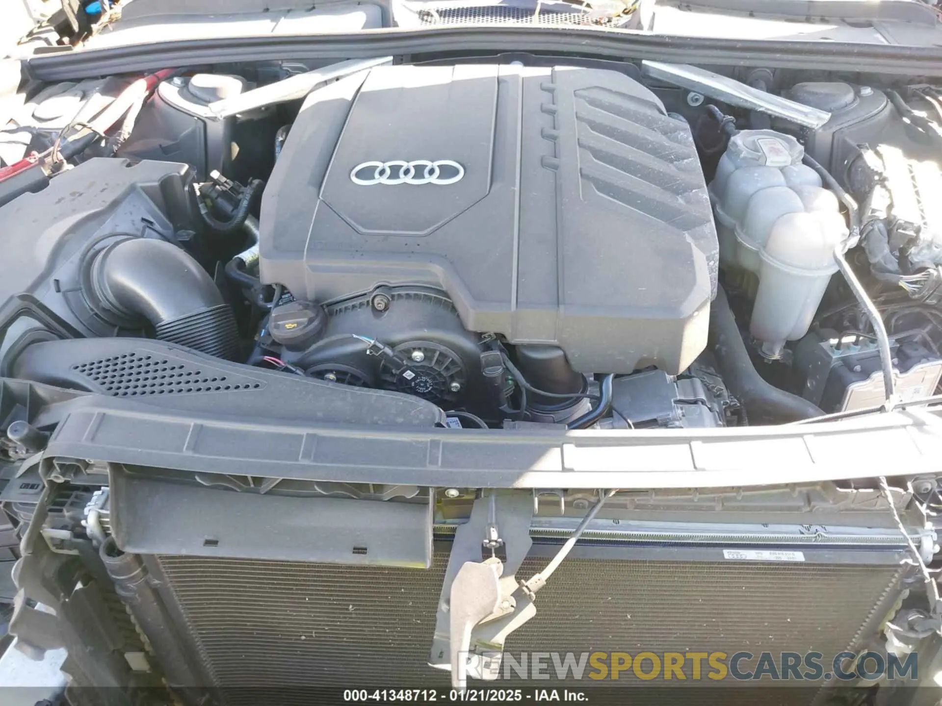 10 fotografías del automóvil dañado WAUABAF48NN002875 AUDI A4 2022