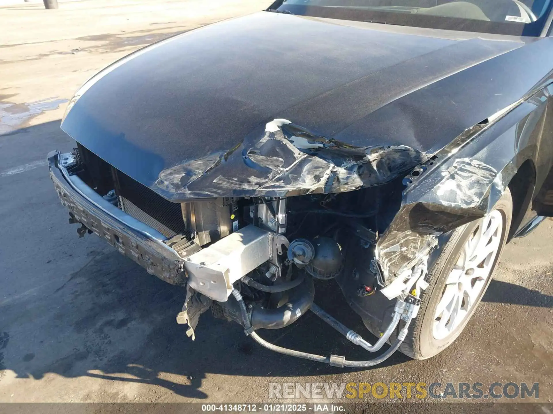 6 fotografías del automóvil dañado WAUABAF48NN002875 AUDI A4 2022