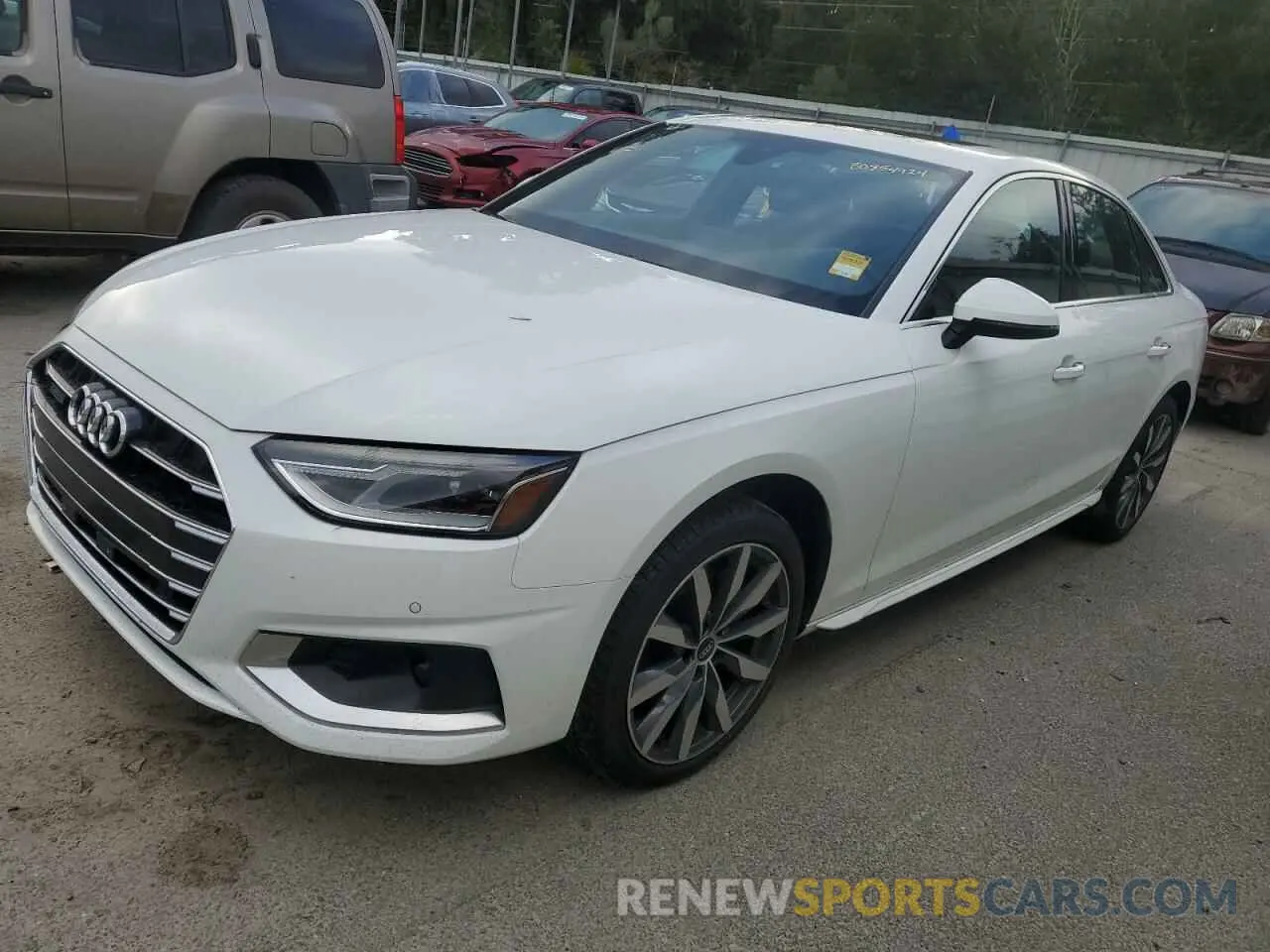 1 fotografías del automóvil dañado WAUABAF4XNN003154 AUDI A4 2022