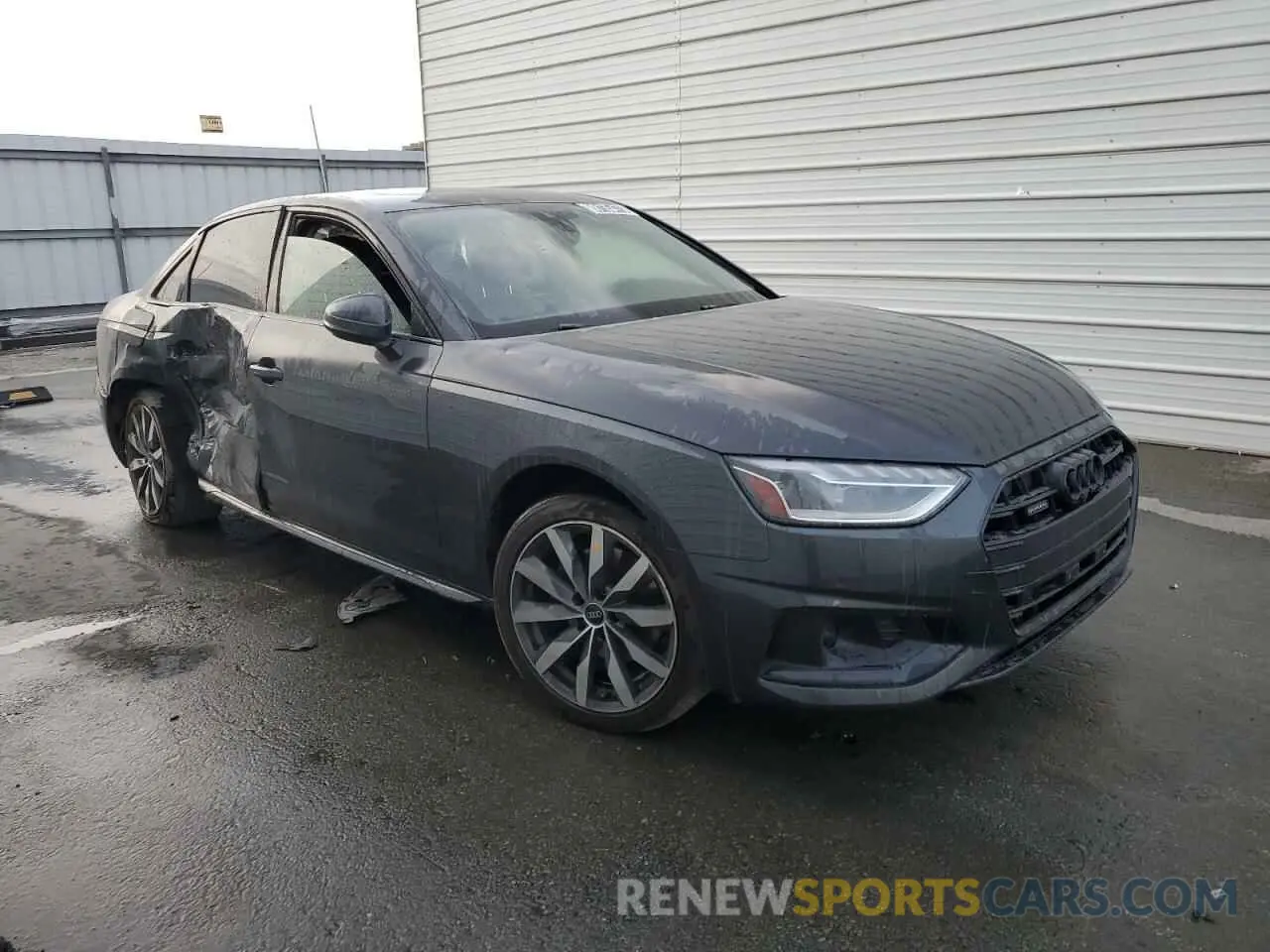 4 fotografías del automóvil dañado WAUBBAF44NN008421 AUDI A4 2022