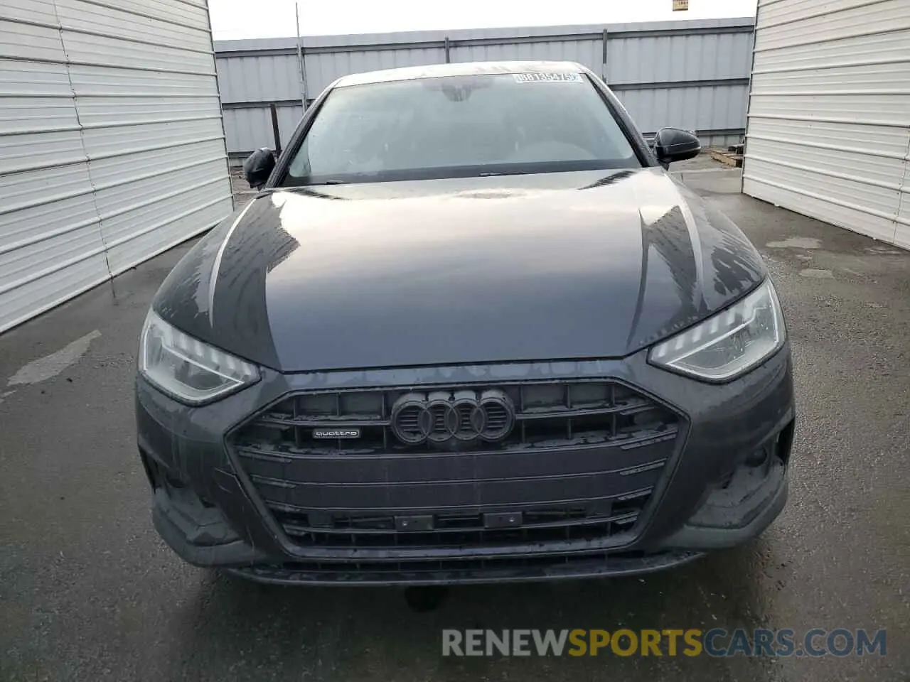 5 fotografías del automóvil dañado WAUBBAF44NN008421 AUDI A4 2022