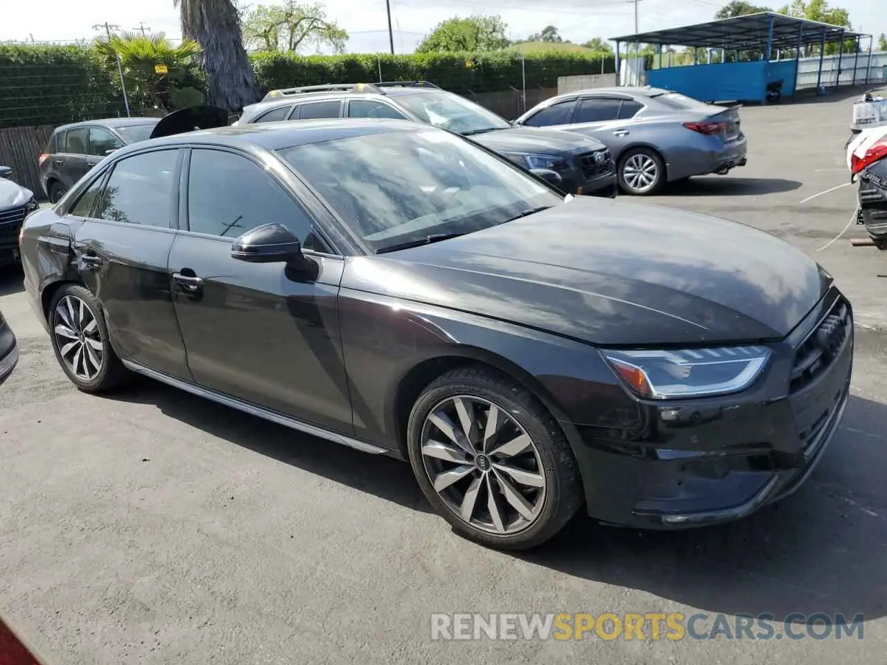 4 fotografías del automóvil dañado WAUBBAF47NN000801 AUDI A4 2022