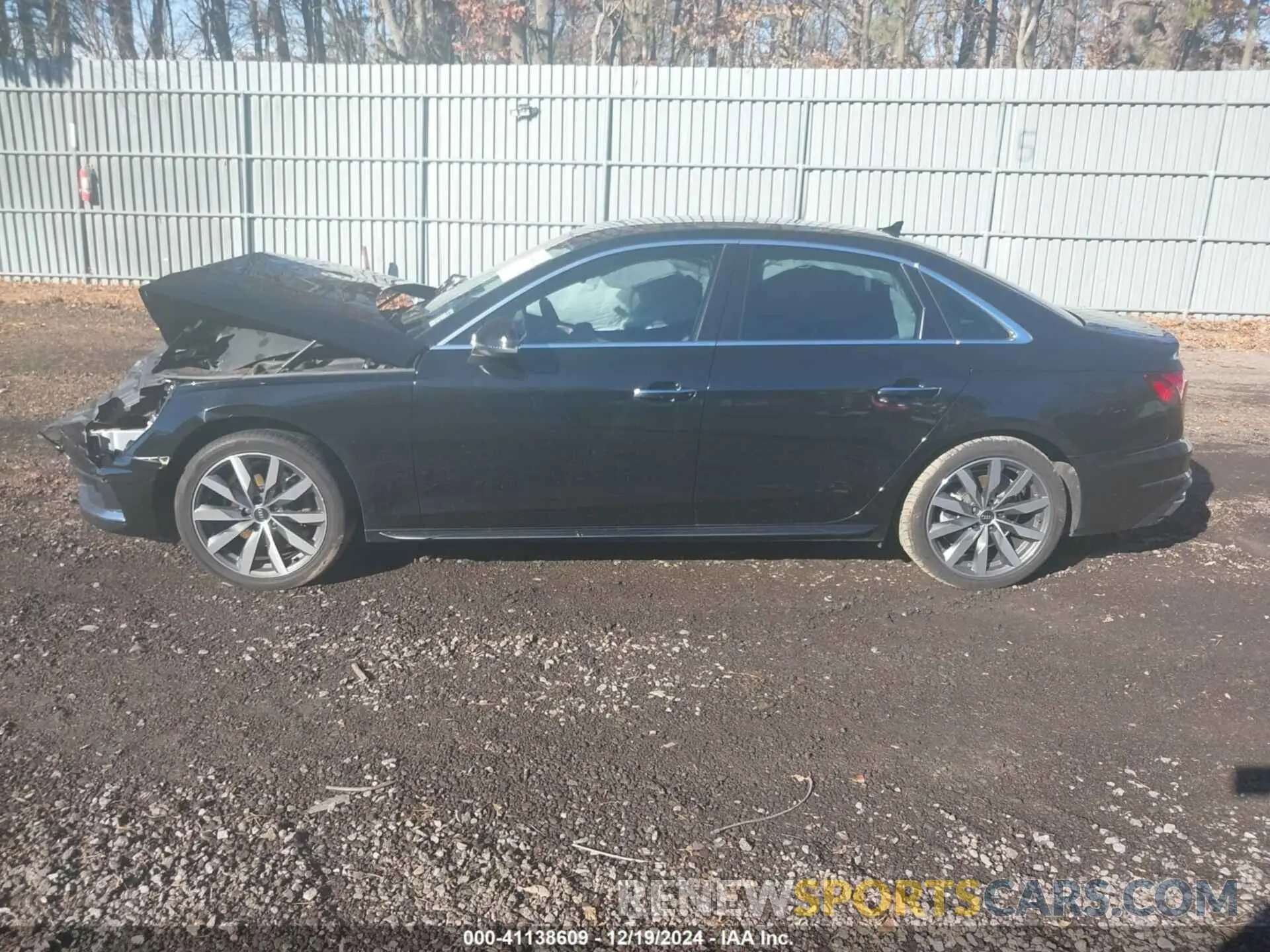 14 fotografías del automóvil dañado WAUBBAF48NN010012 AUDI A4 2022