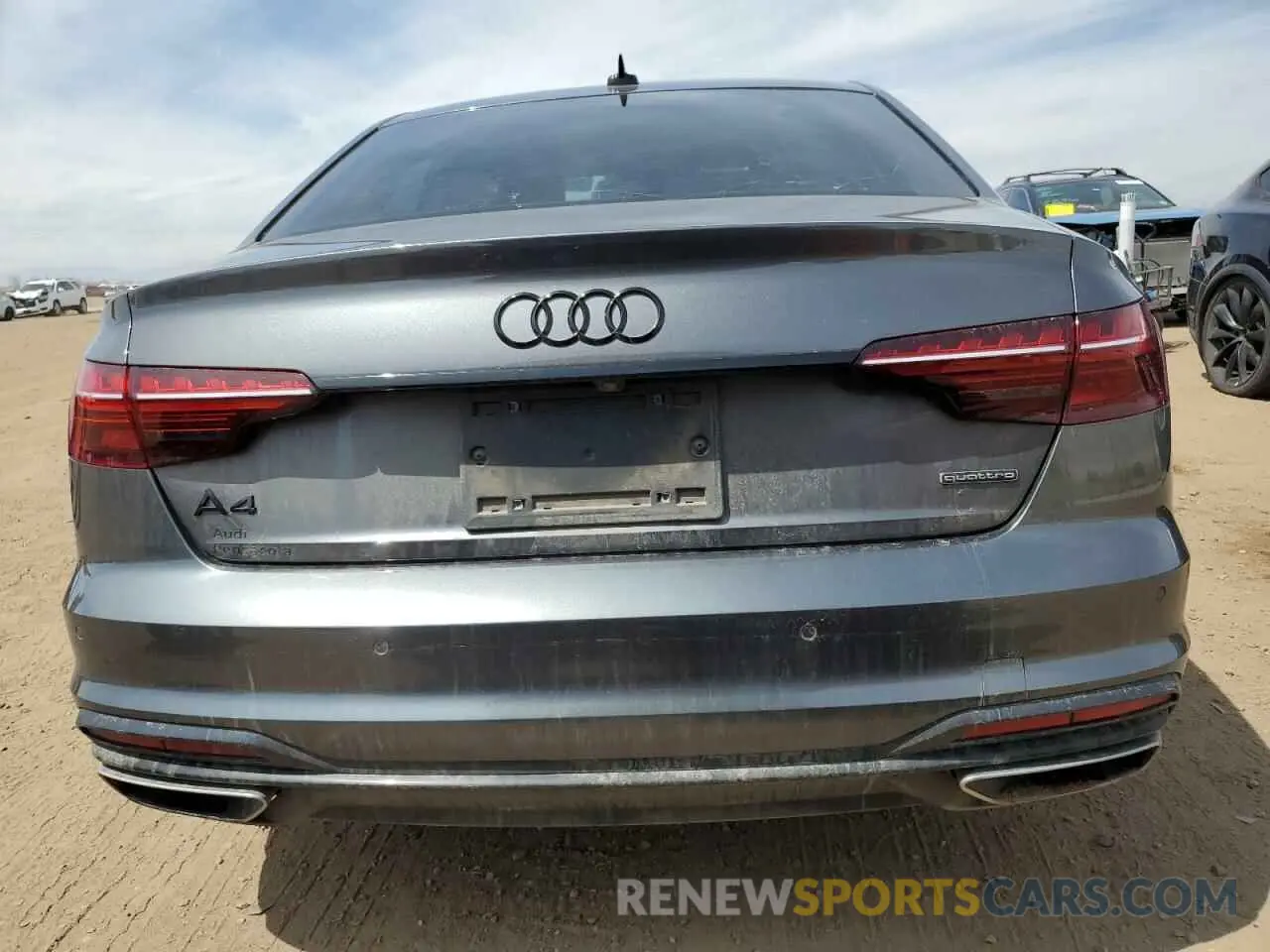 6 fotografías del automóvil dañado WAUEAAF40NN007136 AUDI A4 2022