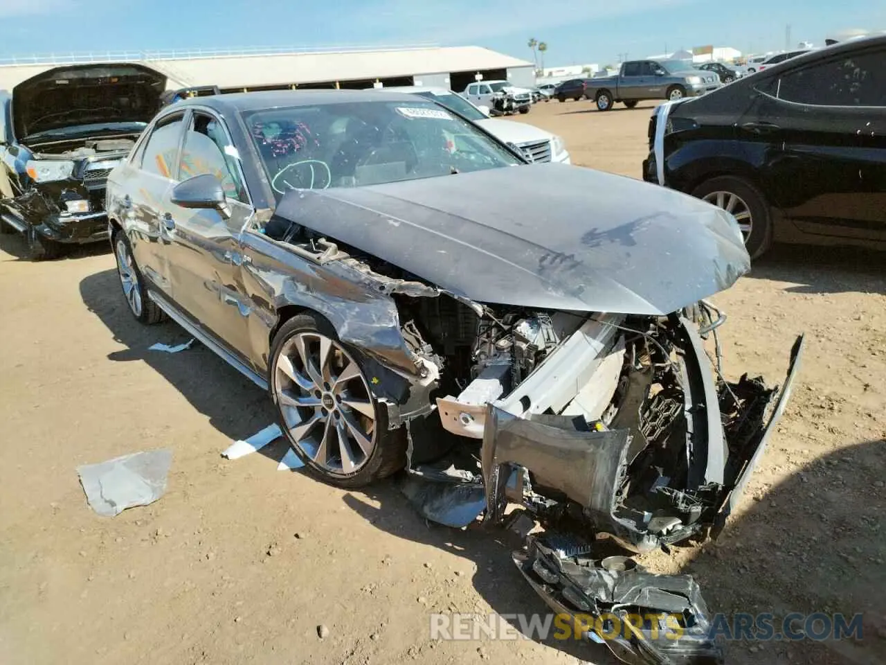 1 fotografías del automóvil dañado WAUEAAF41NN007615 AUDI A4 2022