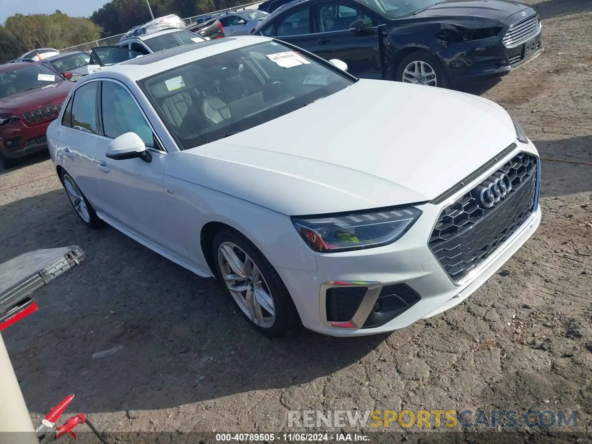 1 fotografías del automóvil dañado WAUEAAF41NN011678 AUDI A4 2022