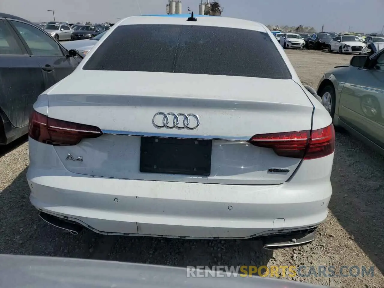 6 fotografías del automóvil dañado WAUEAAF41NN014810 AUDI A4 2022