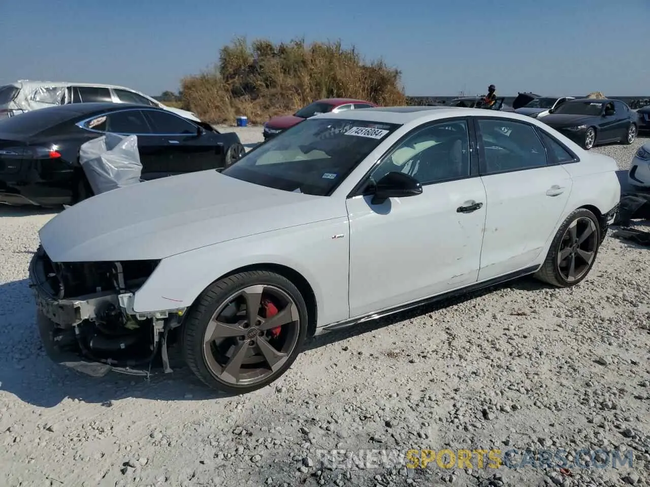 1 fotografías del automóvil dañado WAUEAAF42NN013374 AUDI A4 2022