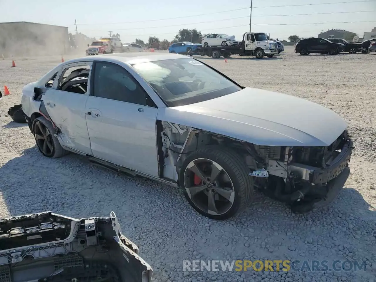 4 fotografías del automóvil dañado WAUEAAF42NN013374 AUDI A4 2022