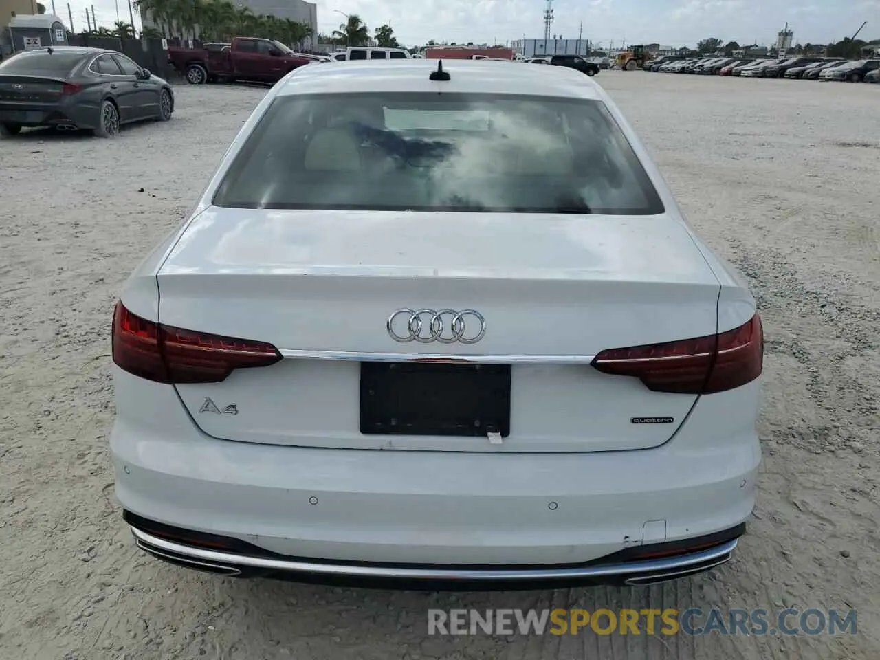 6 fotografías del automóvil dañado WAUEAAF42NN014136 AUDI A4 2022