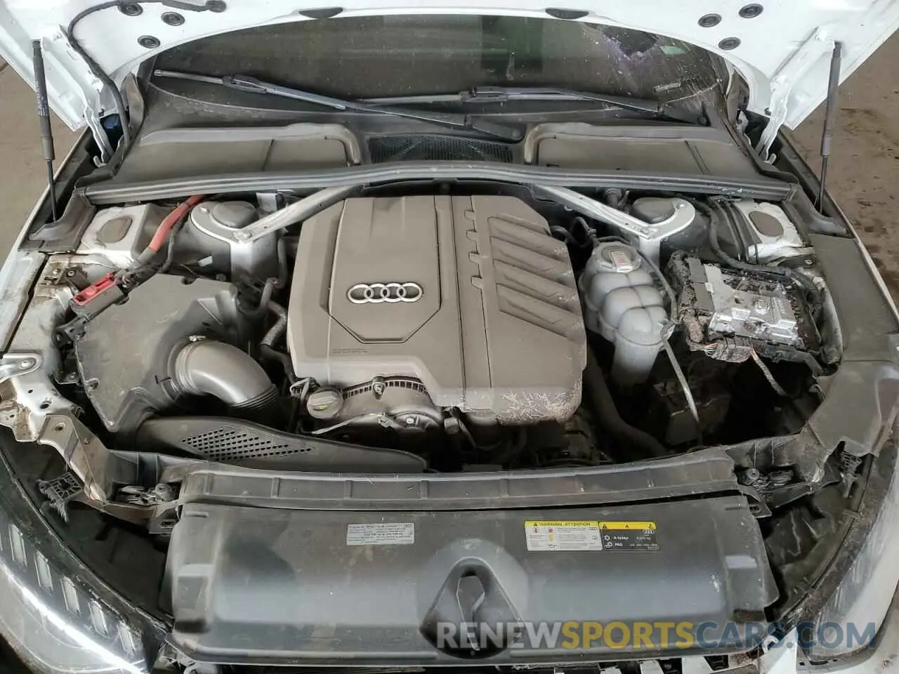 11 fotografías del automóvil dañado WAUEAAF43NN013478 AUDI A4 2022