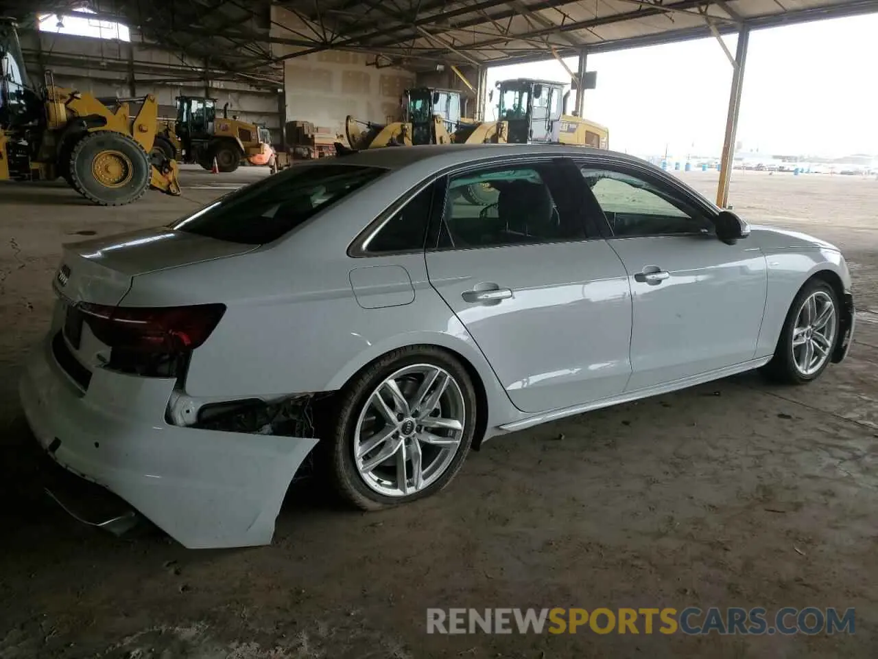 3 fotografías del automóvil dañado WAUEAAF43NN013478 AUDI A4 2022