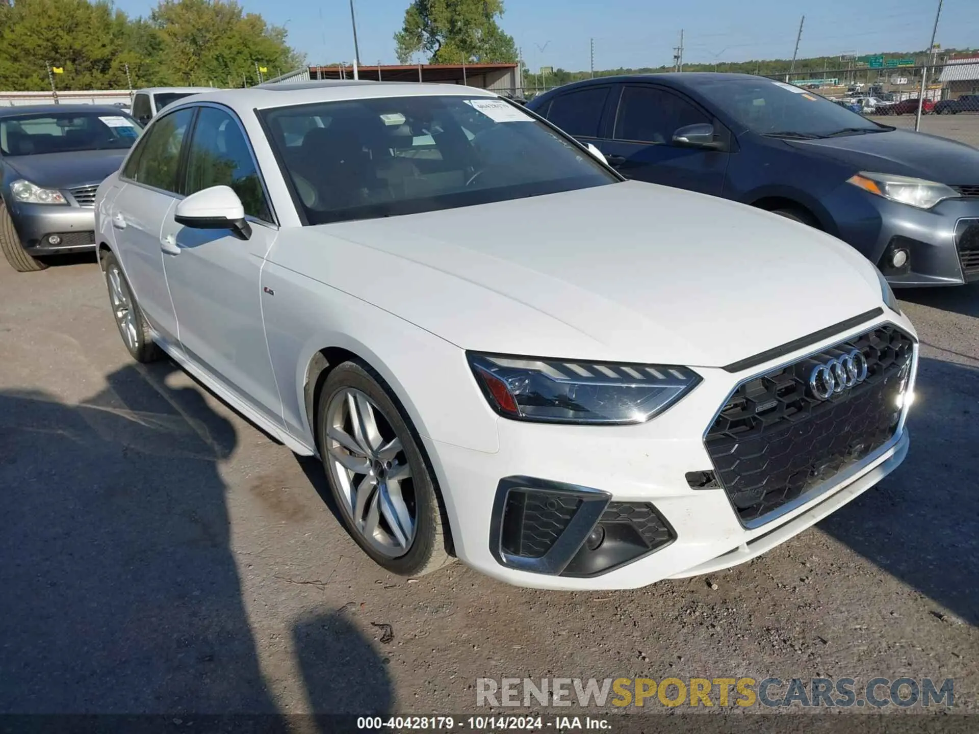 1 fotografías del automóvil dañado WAUEAAF43NN014842 AUDI A4 2022