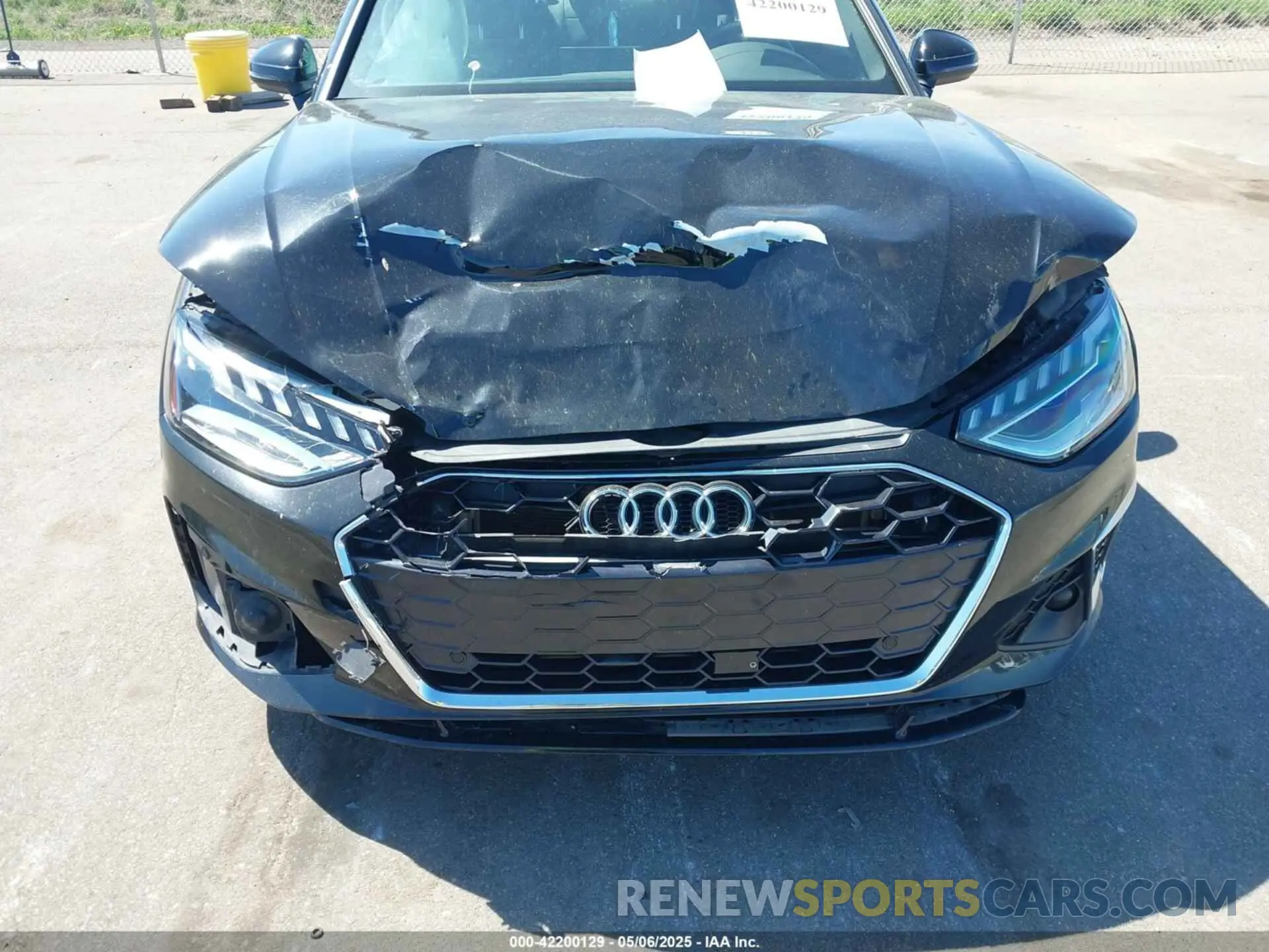 6 fotografías del automóvil dañado WAUEAAF44NN011772 AUDI A4 2022
