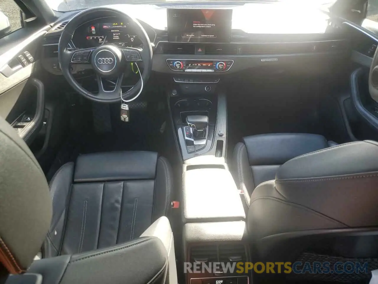 8 fotografías del automóvil dañado WAUEAAF45NN015555 AUDI A4 2022