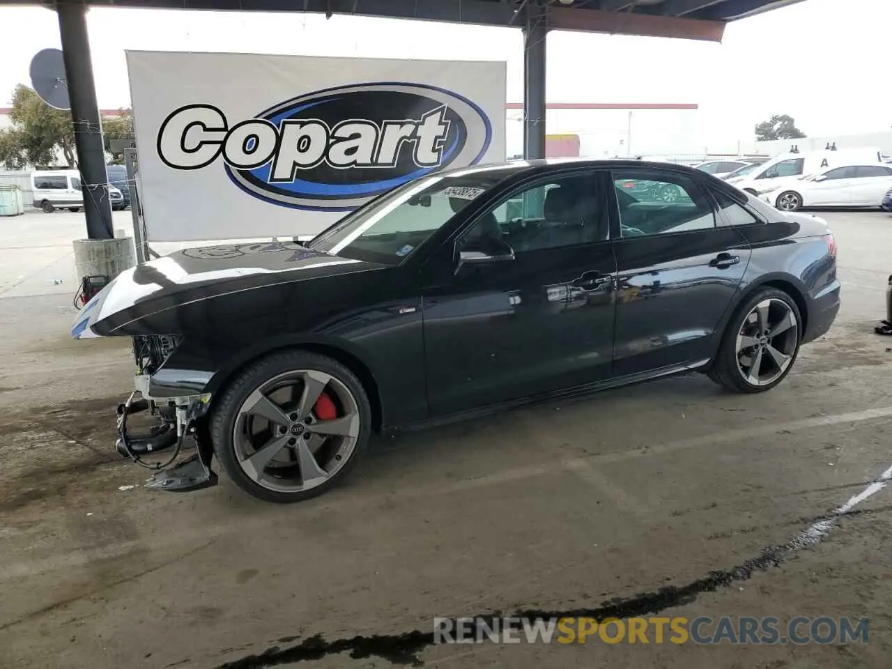 1 fotografías del automóvil dañado WAUEAAF46NN006492 AUDI A4 2022