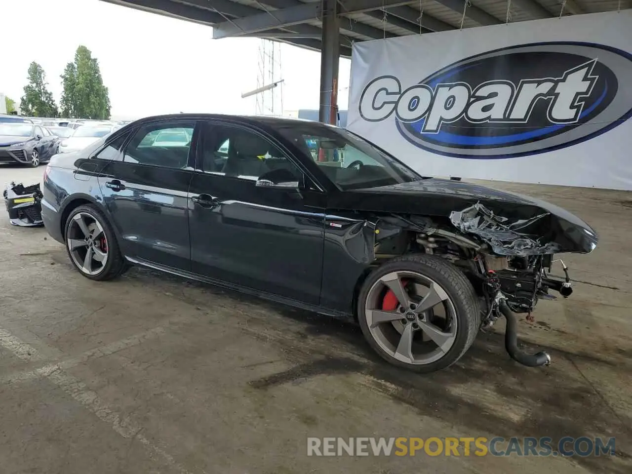 4 fotografías del automóvil dañado WAUEAAF46NN006492 AUDI A4 2022