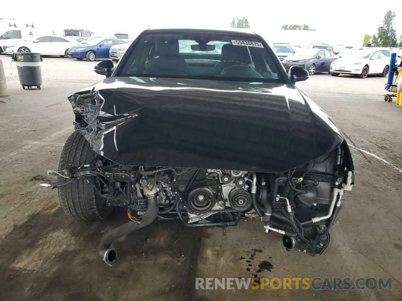 5 fotografías del automóvil dañado WAUEAAF46NN006492 AUDI A4 2022