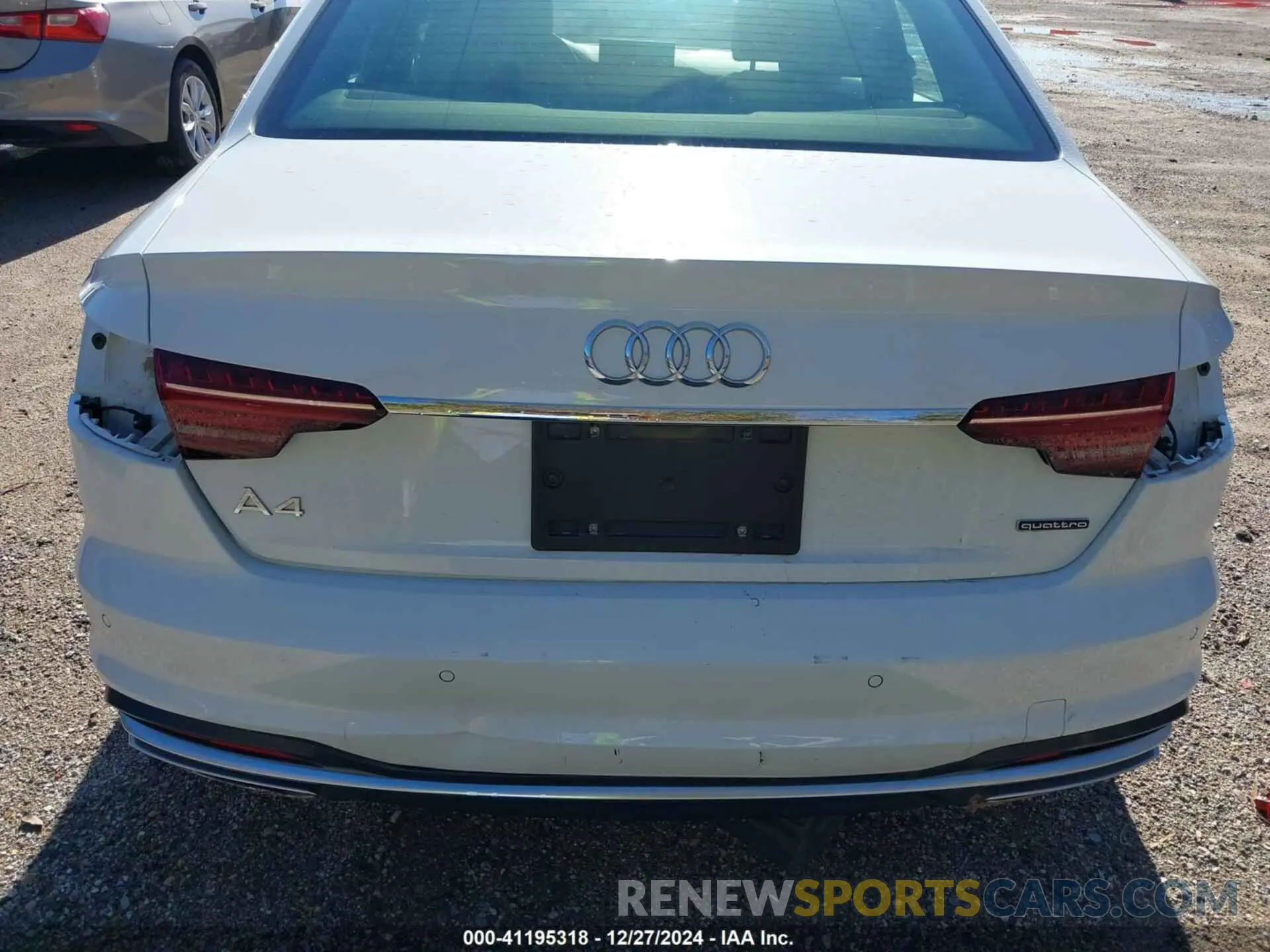 6 fotografías del automóvil dañado WAUEAAF47NN015119 AUDI A4 2022