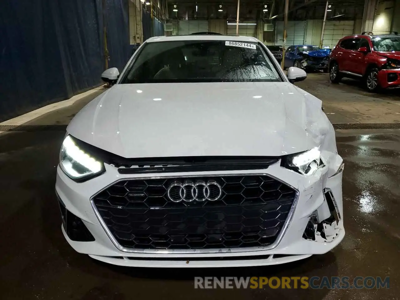 5 fotografías del automóvil dañado WAUEAAF4XNA015607 AUDI A4 2022