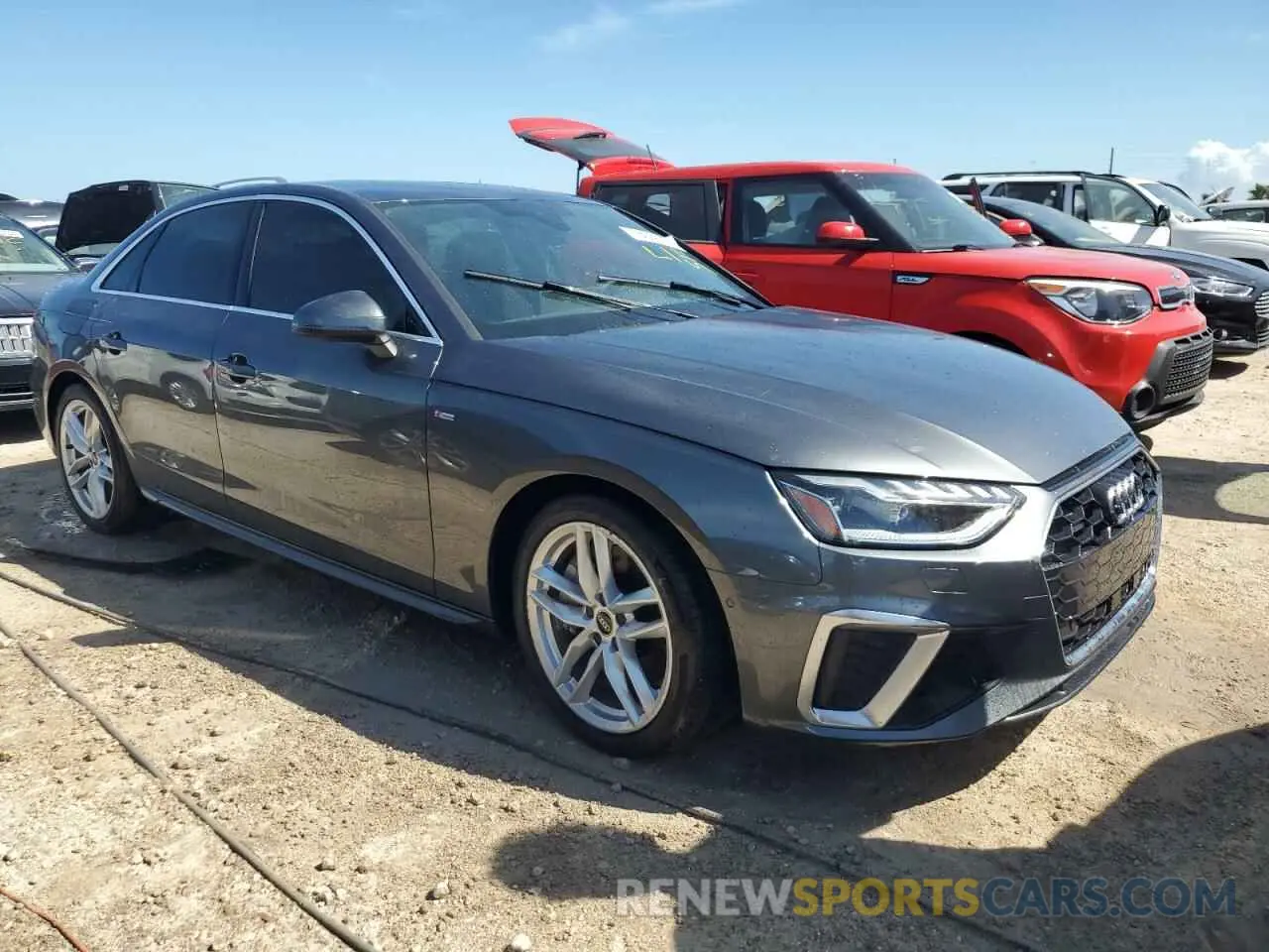 4 fotografías del automóvil dañado WAUFAAF49NN012632 AUDI A4 2022