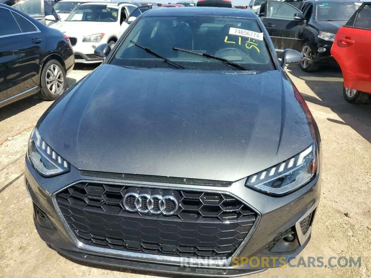 5 fotografías del automóvil dañado WAUFAAF49NN012632 AUDI A4 2022