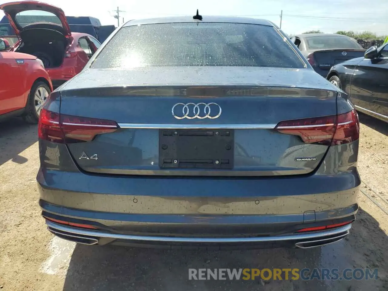 6 fotografías del automóvil dañado WAUFAAF49NN012632 AUDI A4 2022