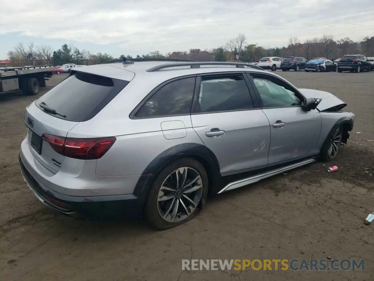 3 fotografías del automóvil dañado WA18AAF46PA047631 AUDI A4 2023