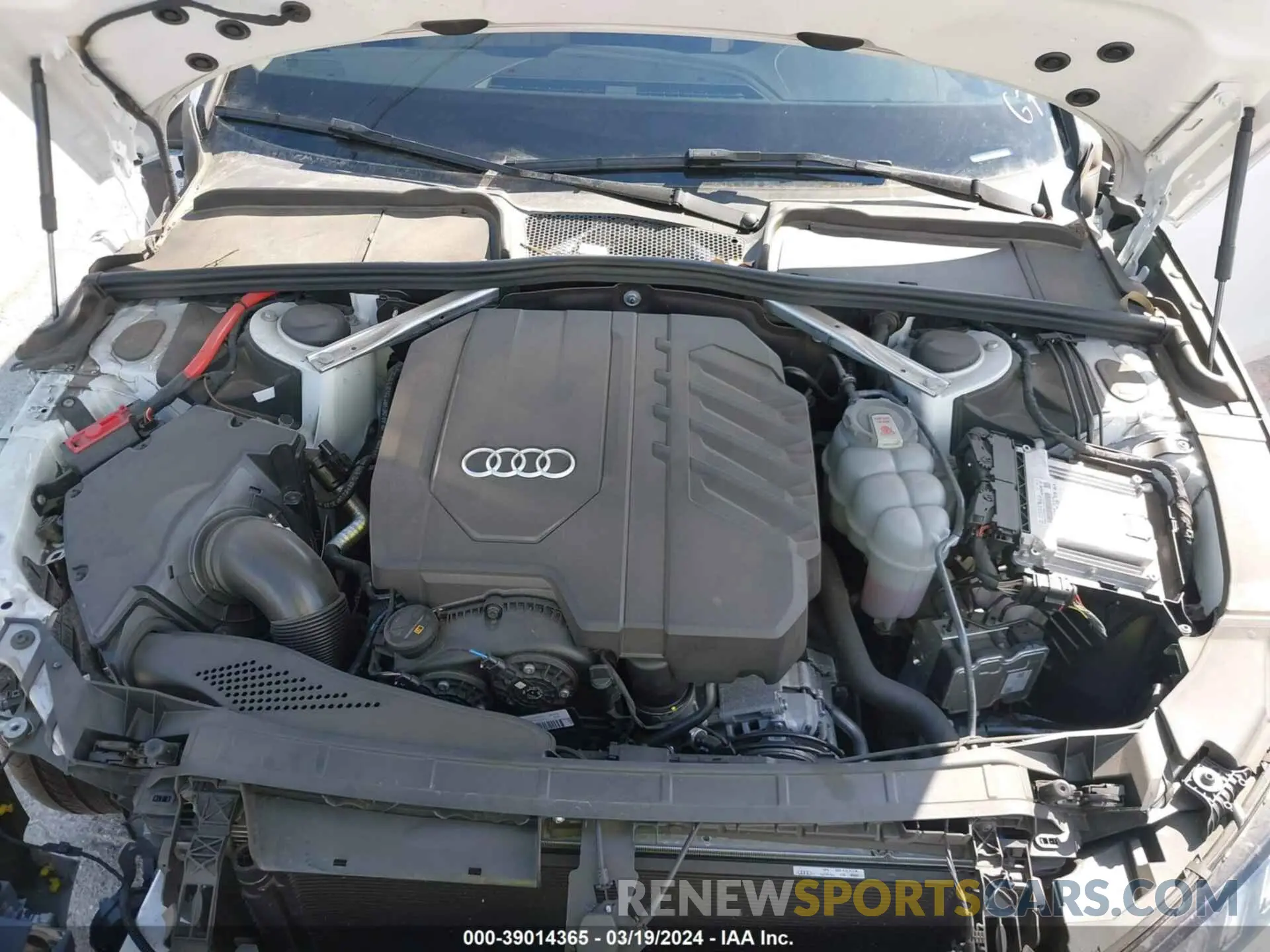 10 fotografías del automóvil dañado WAUABAF40PN006969 AUDI A4 2023